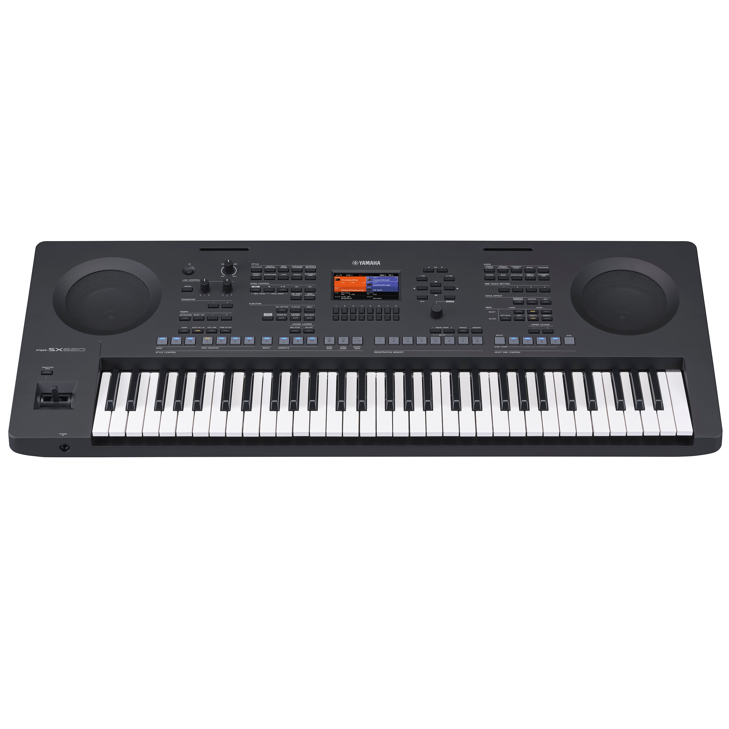 Yamaha PSR-SX620 61-key Arranger Keyboard, view 5