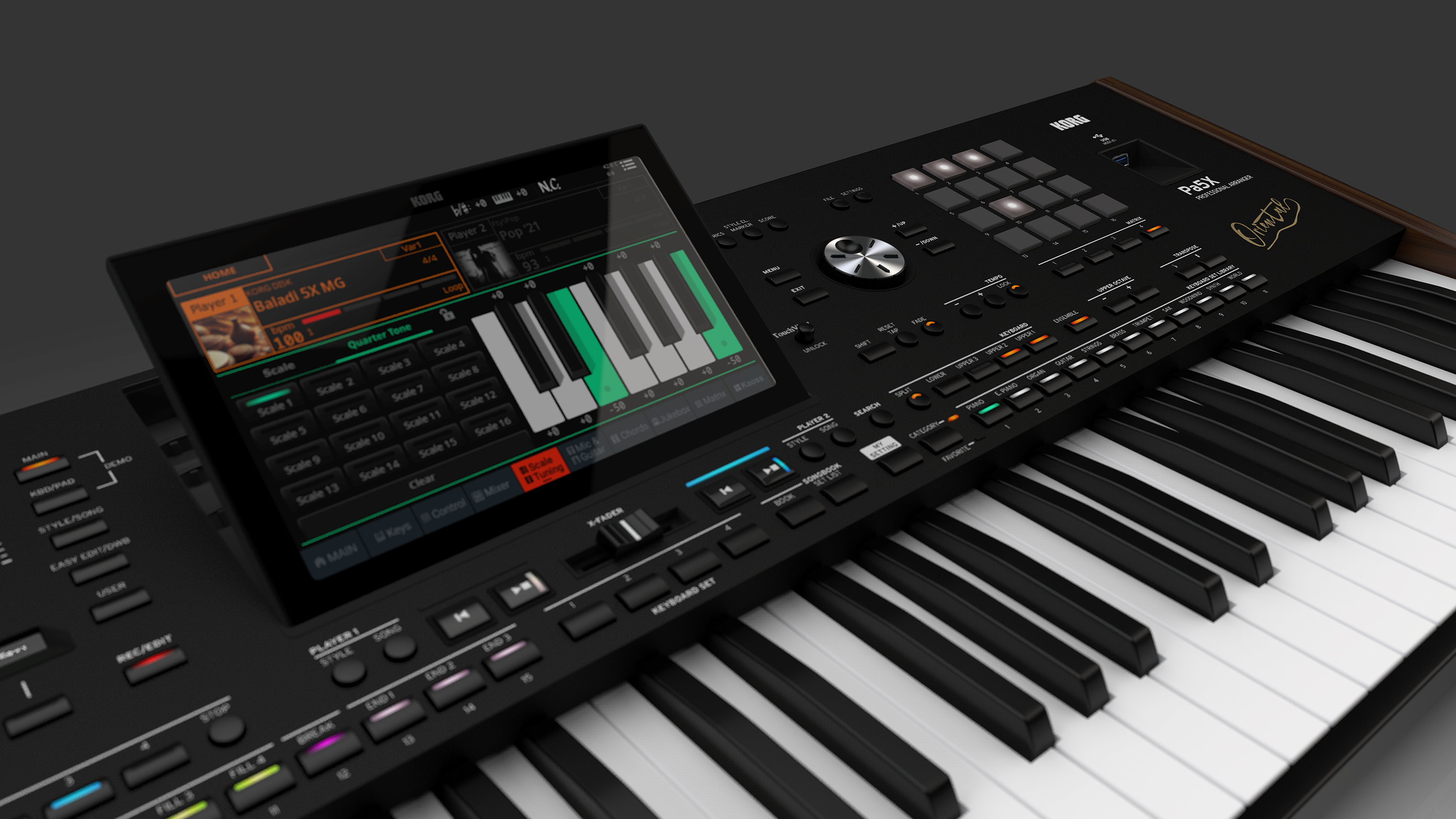 Korg PA5X Oriental 61-key Arranger Workstation Keyboard STAGE KIT Korg PA5X Oriental 61-key Arranger Workstation Keyboard STAGE KIT