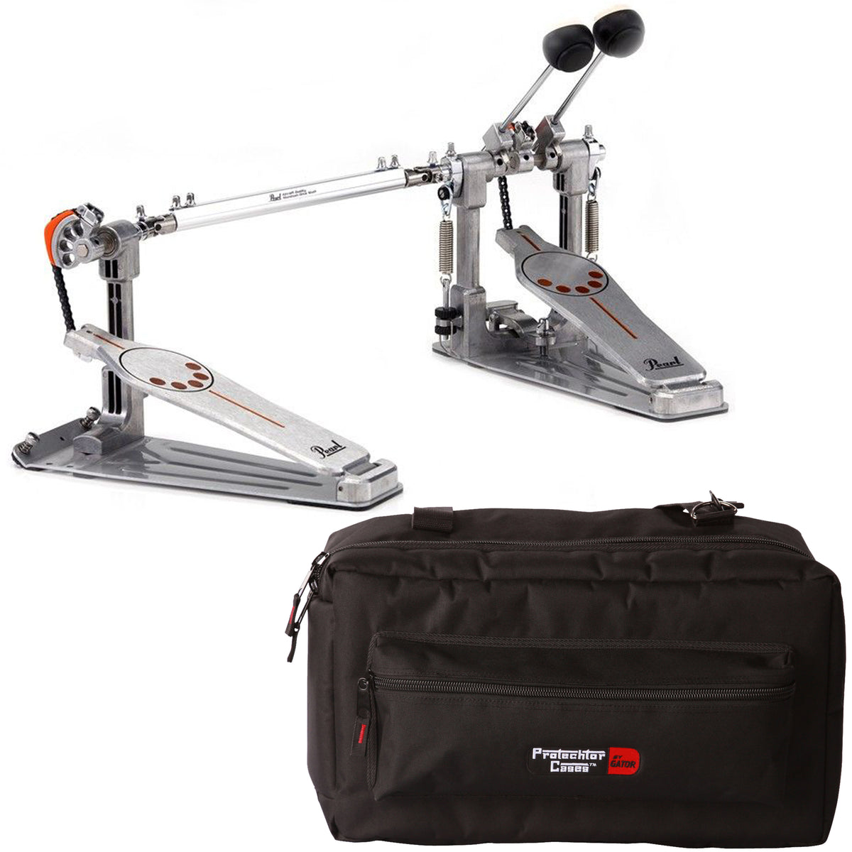 demon pedals ganesha Pearl P-932 Demonator Double Bass Drum Pedal CARRY BAG KIT – Kraft Music