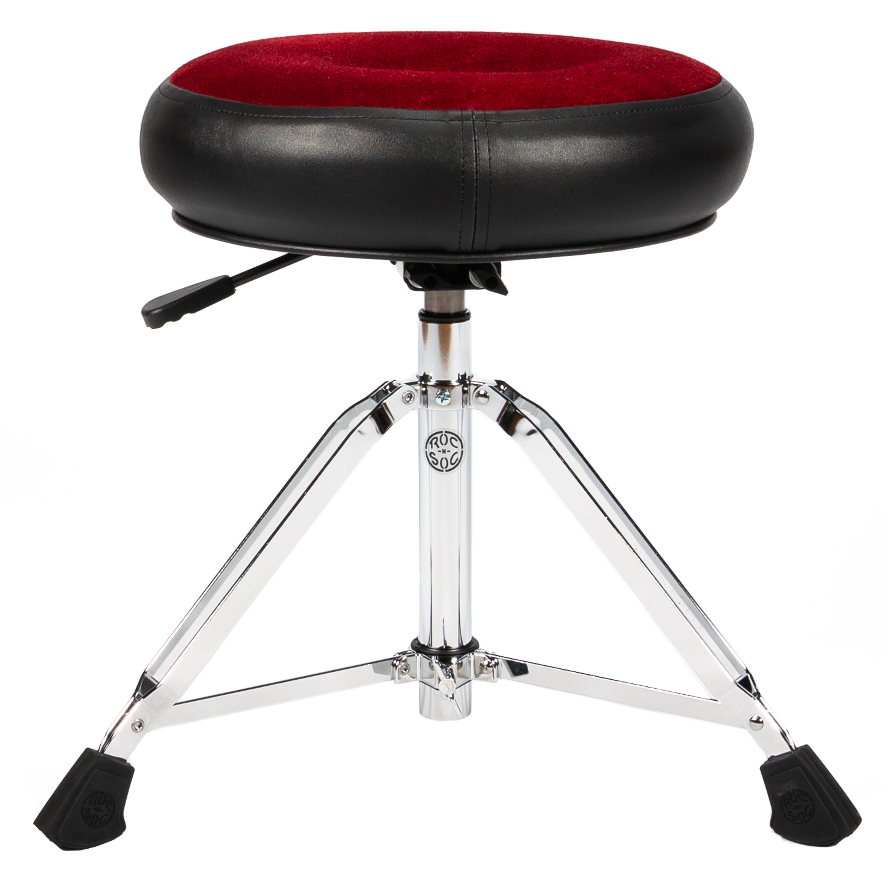 Roc-N-Soc Nitro Round Throne - Red W/ BACKREST – Kraft Music