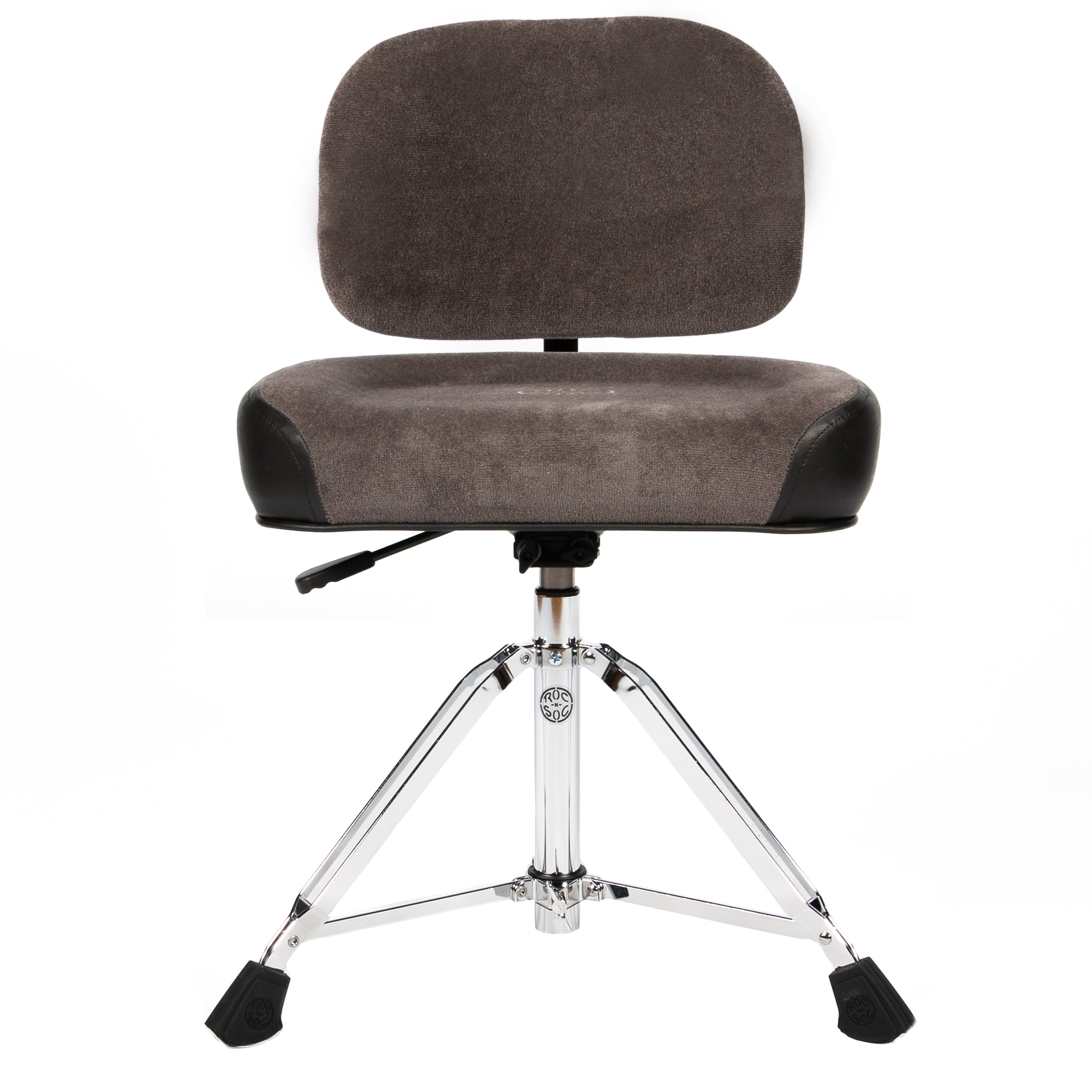 Roc-N-Soc Nitro Square Throne - Grey with backrest - View 1