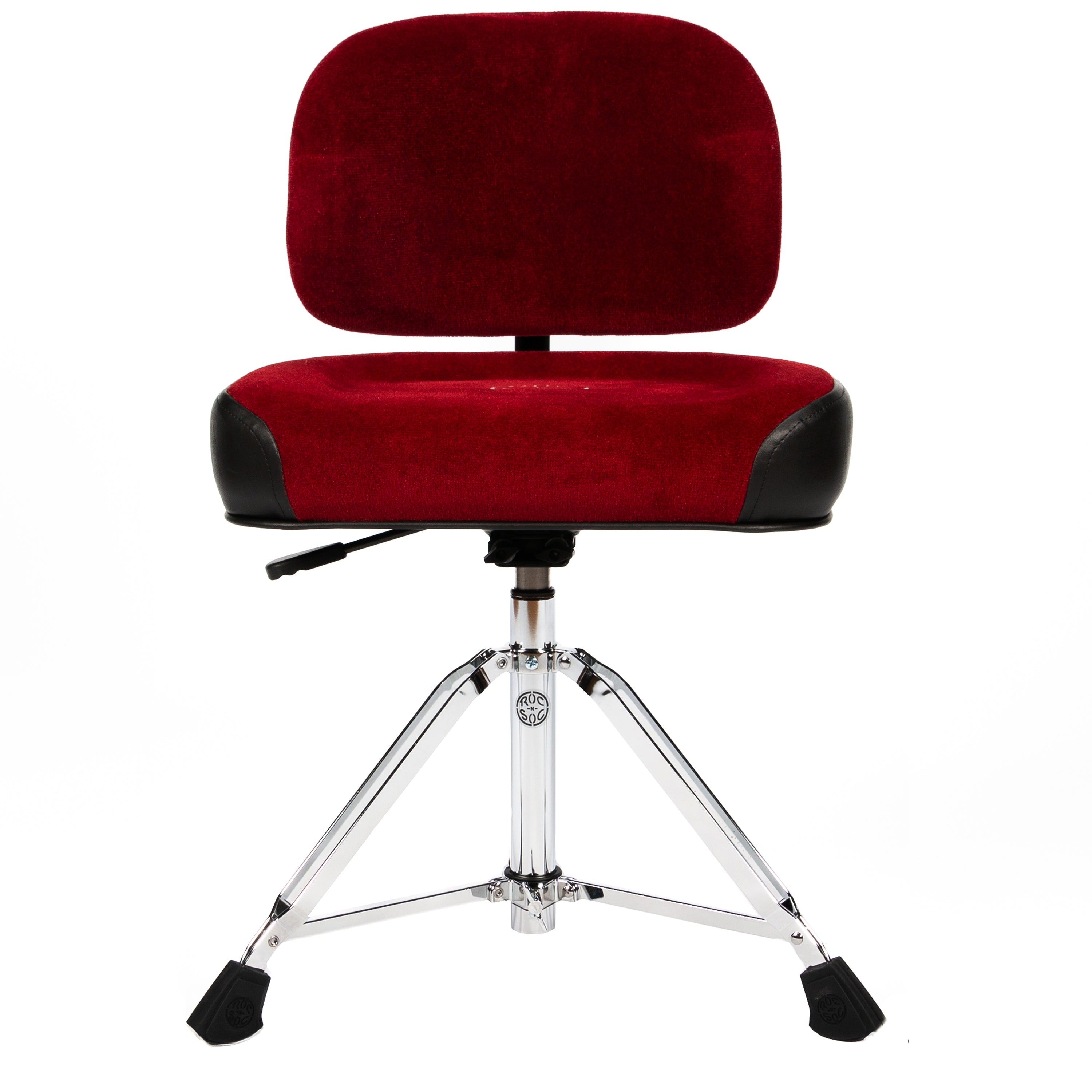 Roc-N-Soc Nitro Square Throne - Red with backrest - View 1