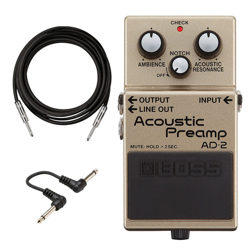 BOSS AD-2 Acoustic Preamp CABLE KIT