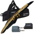 Collage showing components in Roland Aerophone Pro AE-30A Gold Limited Edition WIRELESS KIT