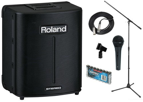 roland ba-330 portable stereo digital pa system performer pak