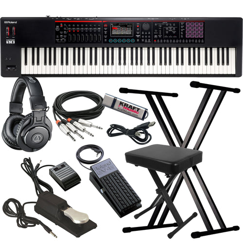 Roland Fantom-08 Workstation Keyboard KEY ESSENTIALS BUNDLE