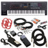 Collage showing components in Roland Fantom 7 EX Workstation Keyboard CABLE KIT