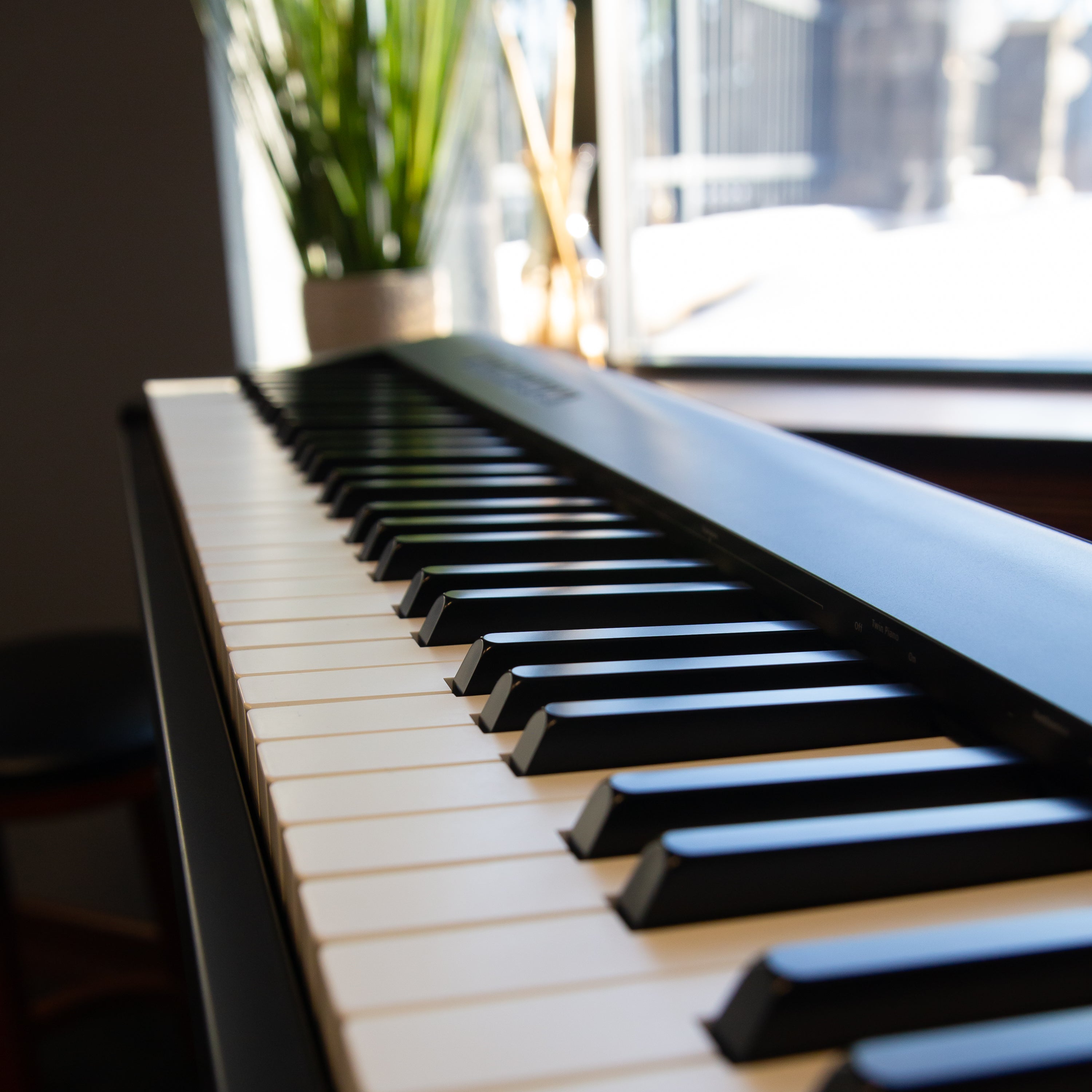 Close-up of a Roland FP-30X Digital Piano - Black