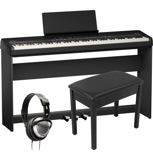 Roland FP-40 Digital Piano - Black COMPLETE HOME BUNDLE