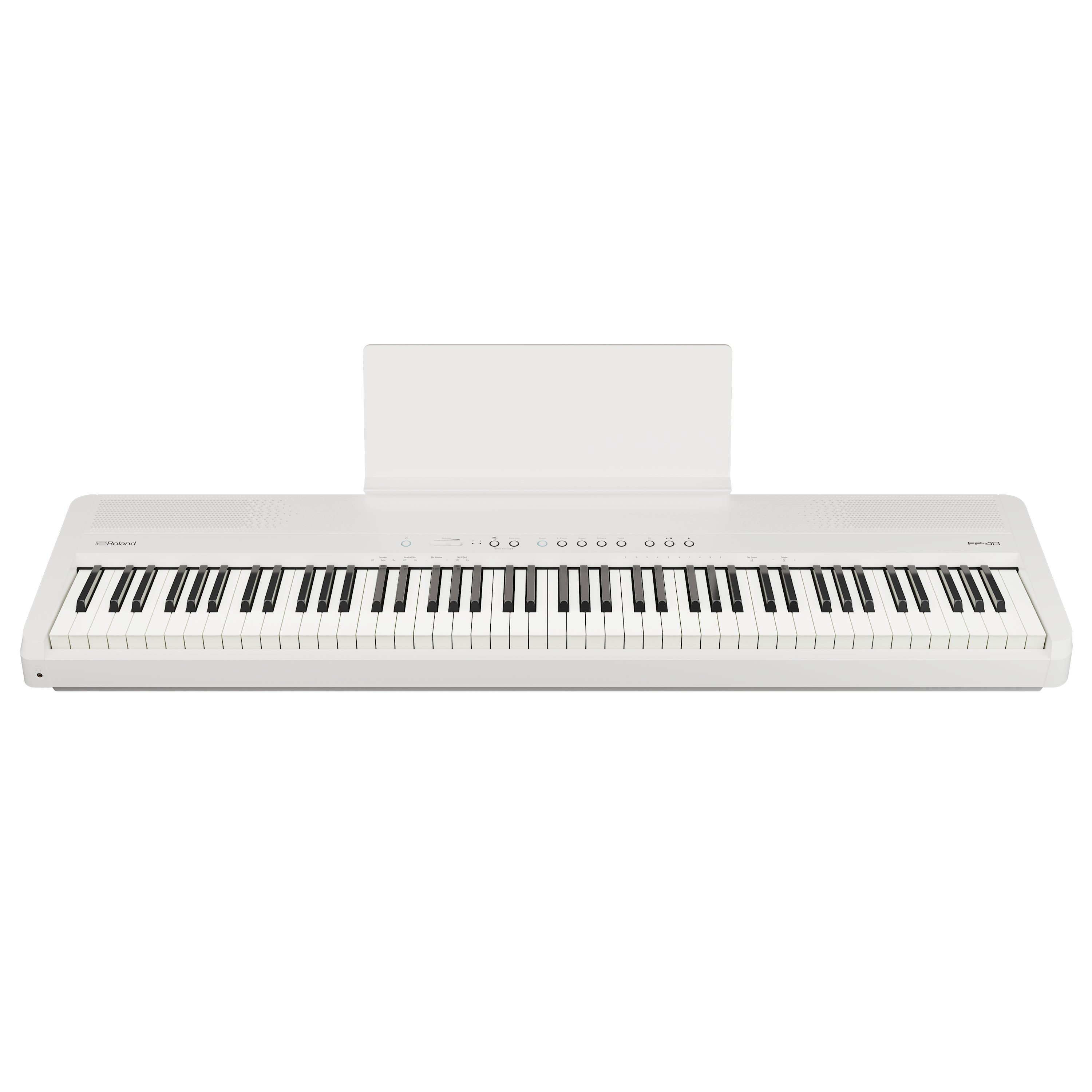 Roland FP-40 Digital Piano - White, View 2