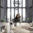 Roland GP-9 Digital Grand Piano - Polished Ebony - in a stylish living space