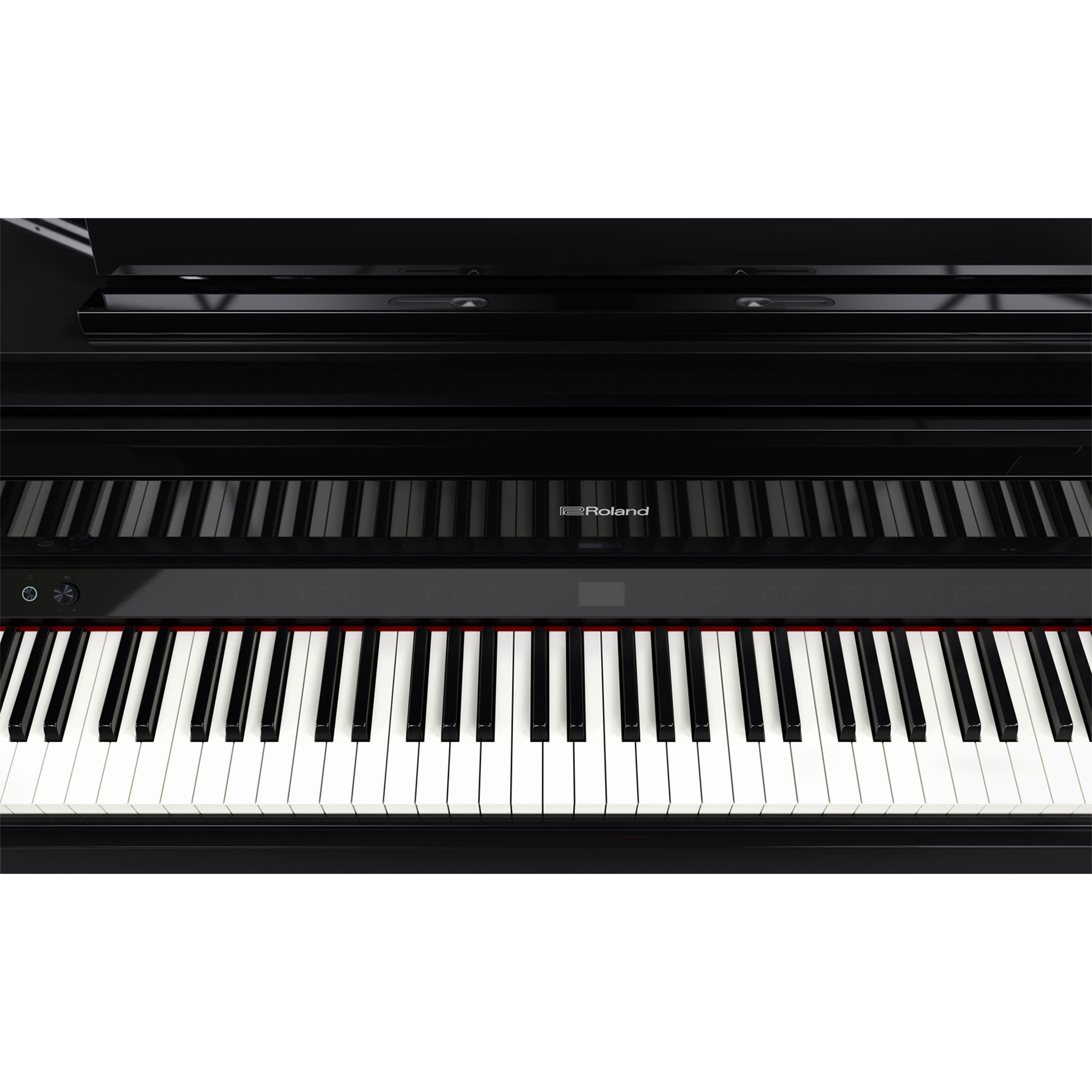 Roland GP-9 Digital Grand Piano - Polished White - Controls off