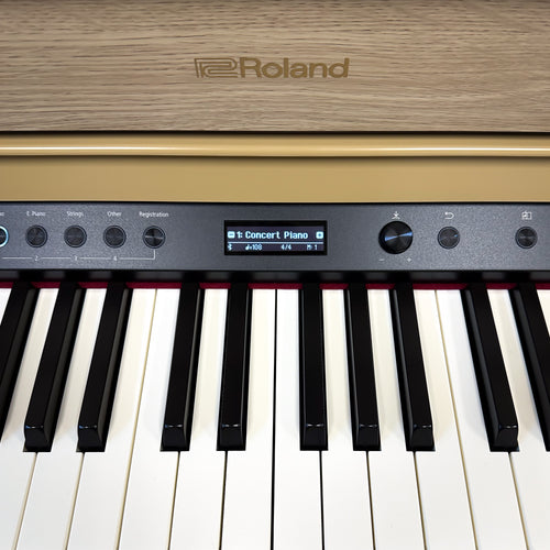 Roland HP702 Digital Piano - Light Oak - View 11