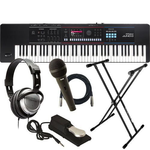 Roland Juno-D7 76-Key Synthesizer KEY ESSENTIALS BUNDLE