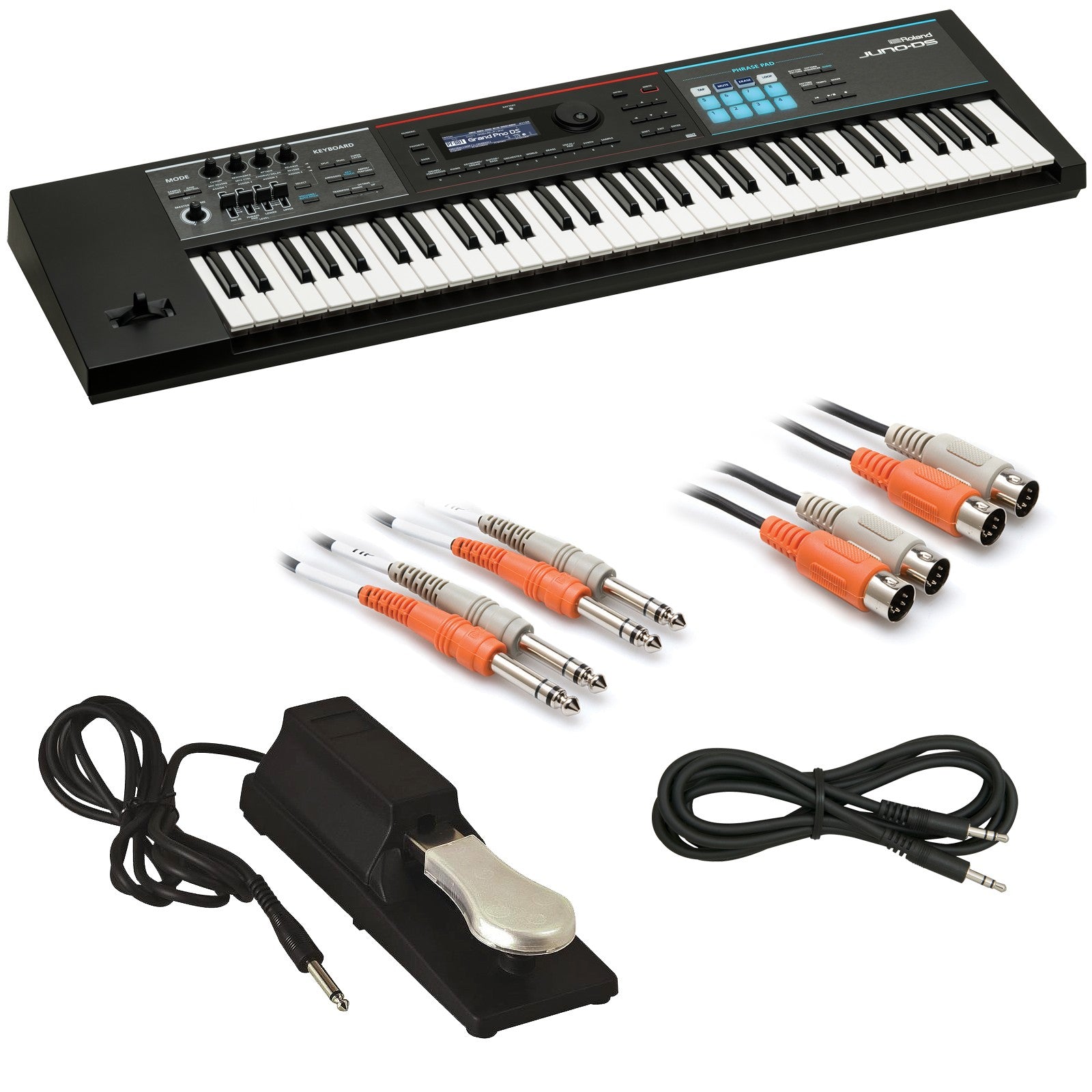 Roland JUNO-DS61 Synthesizer CABLE KIT – Kraft Music