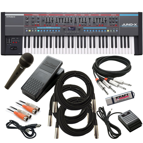 Roland Juno-X 61-Key Programmable Polyphonic Synthesizer CABLE KIT