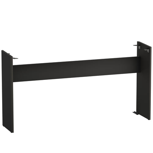 Black Roland KSF-40-BK Furniture-style Piano Stand for FP-40, shown assembled without piano