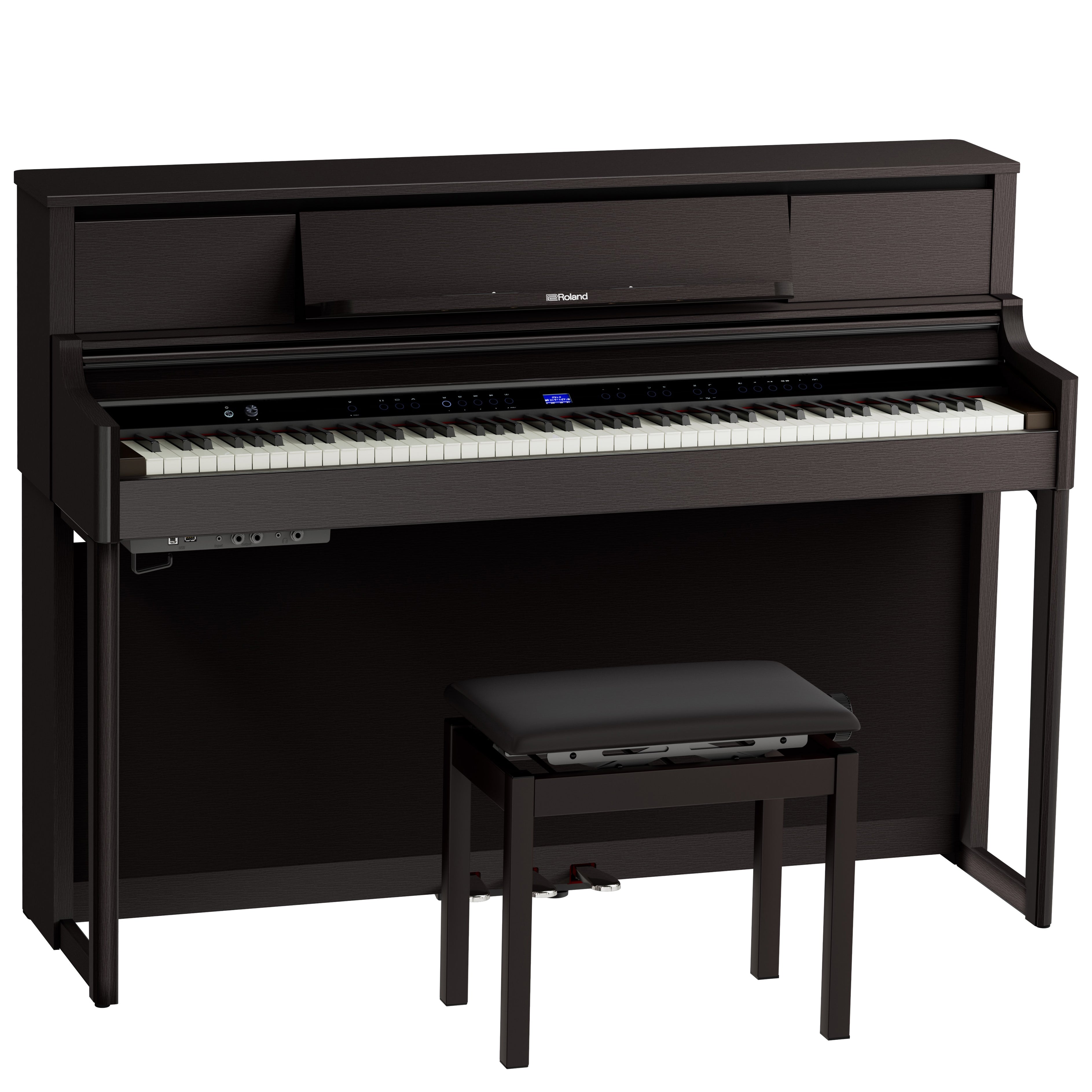 Roland LX-5 Digital Piano with Bench - Dark Rosewood, View 1