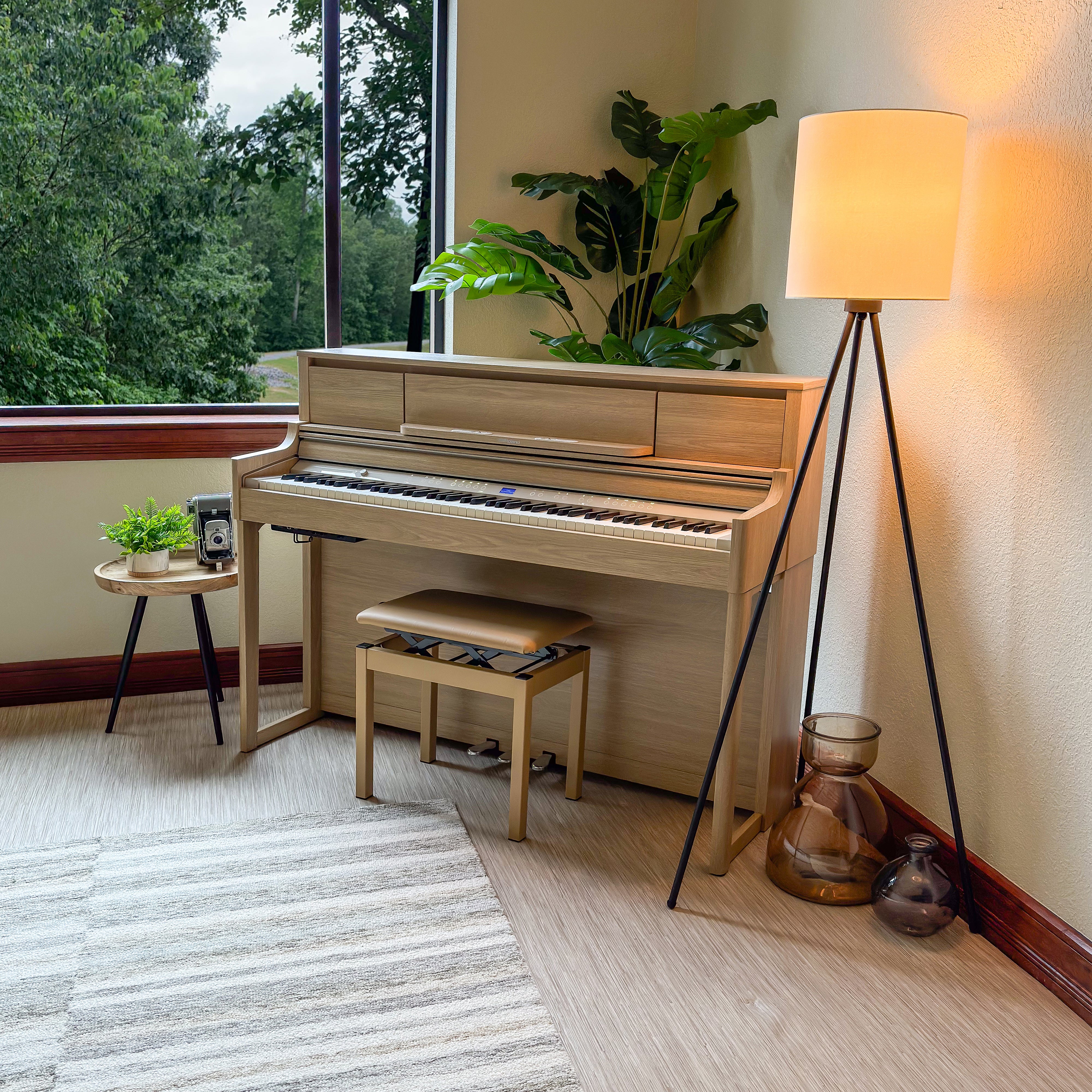 Roland LX-5 Digital Piano with Bench - Light Oak – Kraft Music