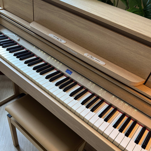 Roland LX-5 Digital Piano with Bench - Light Oak - View 14
