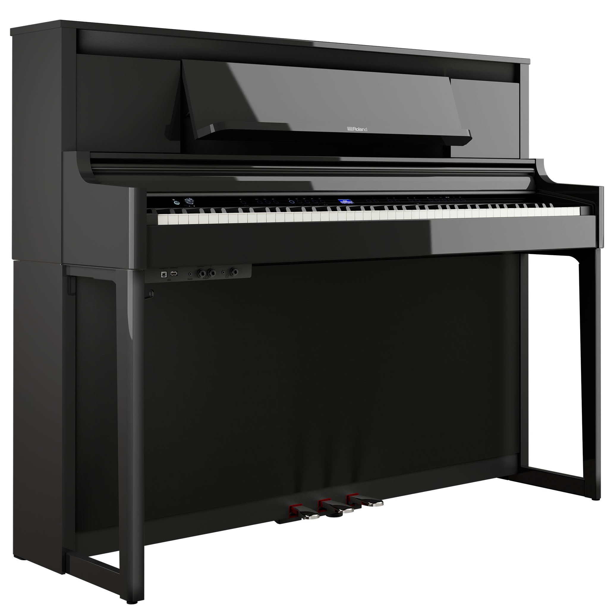Roland LX-6 Digital Piano with Bench - Polished Ebony, View 15