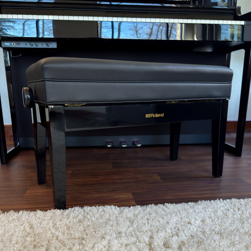 Roland LX-6 Digital Piano with Bench - Polished Ebony, View 9