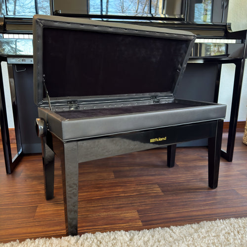 Roland LX-6 Digital Piano with Bench - Polished Ebony, View 10