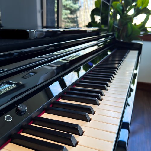 Roland LX-6 Digital Piano with Bench - Polished Ebony, View 5