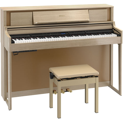 Roland LX705 Digital Piano - Light Oak - with included bench