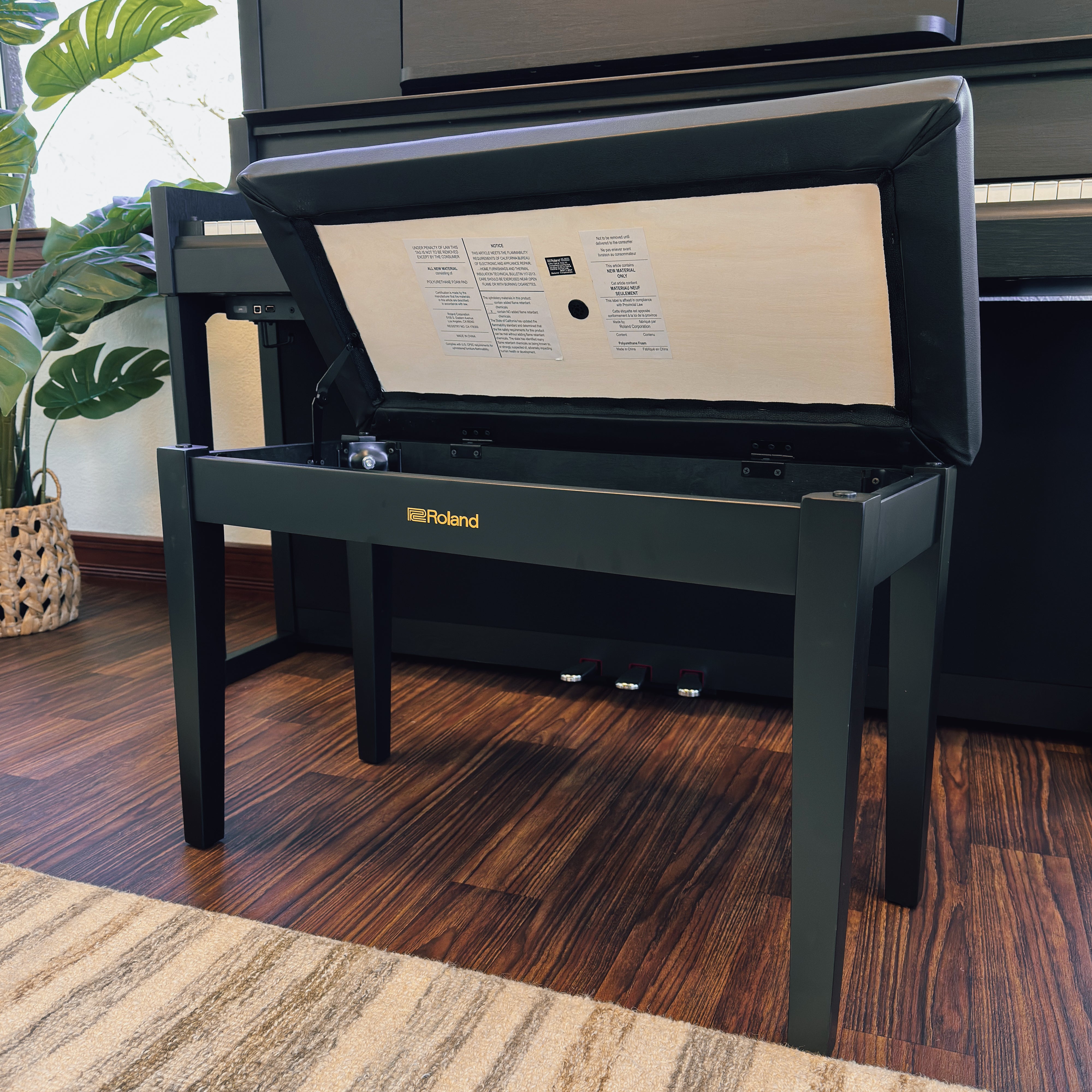 Roland LX-9 Digital Piano with Bench - Charcoal Black – Kraft Music