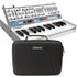 Collage showing components in Roland Boutique N/Vision Wavetable Synthesizer CTRL CASE KIT