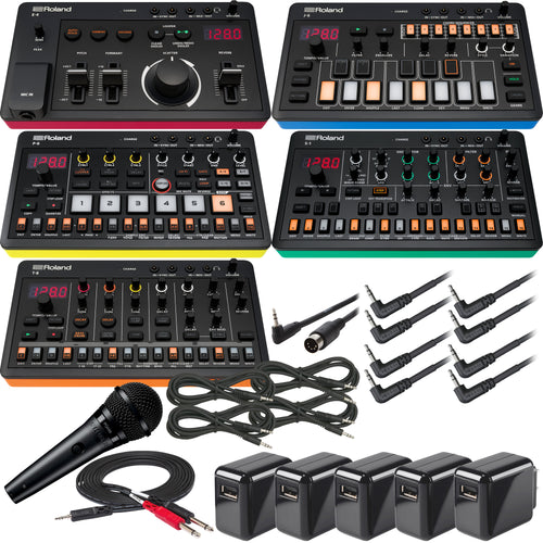 Roland Aira Compact Series E-4 J-6 P-6 S-1 T-8 5-IN-1 ULTRA BUNDLE