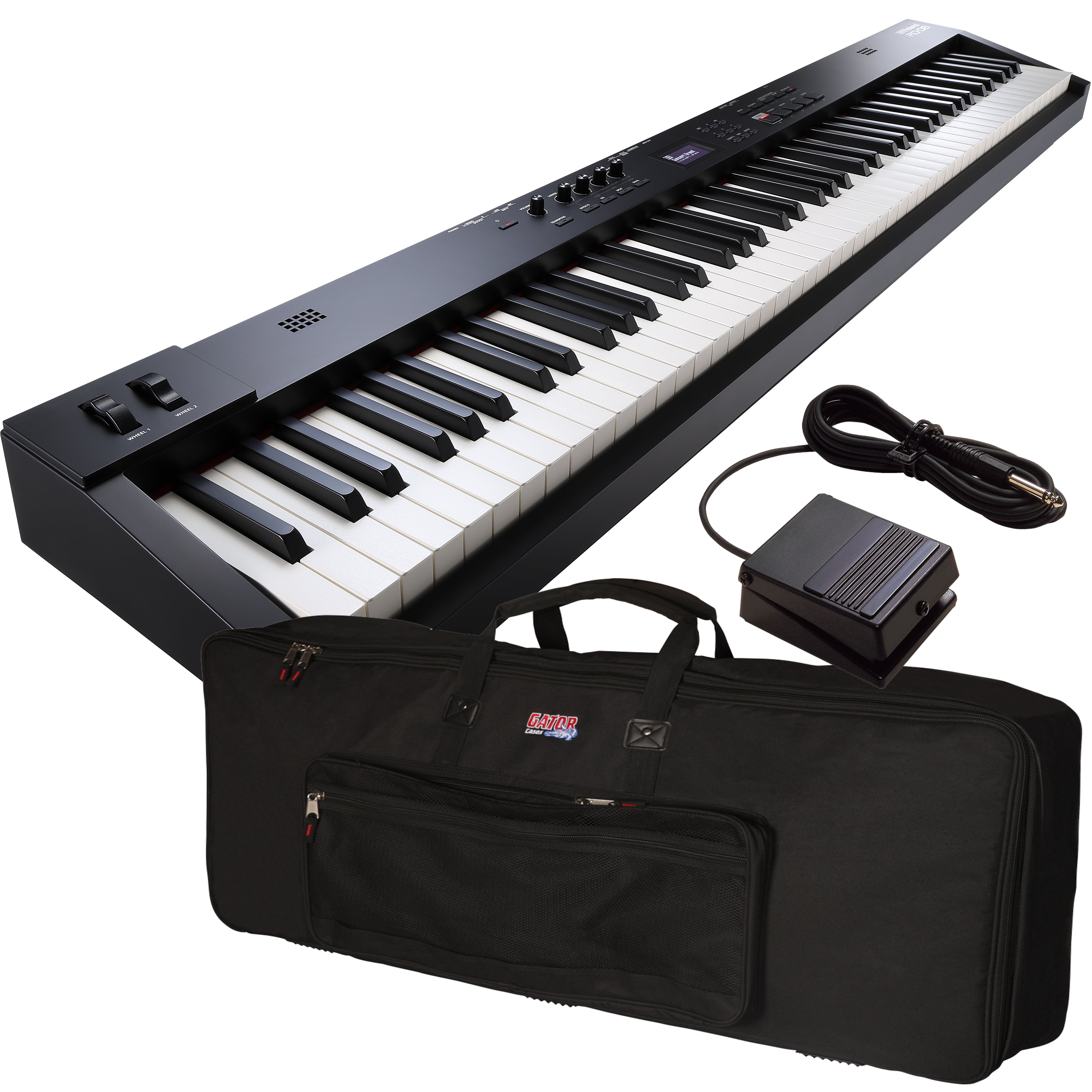 Collage image of the Roland RD-08 Stage Piano CARRY BAG KIT