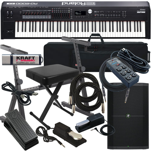 Roland RD-2000 EX Stage Piano COMPLETE STAGE BUNDLE