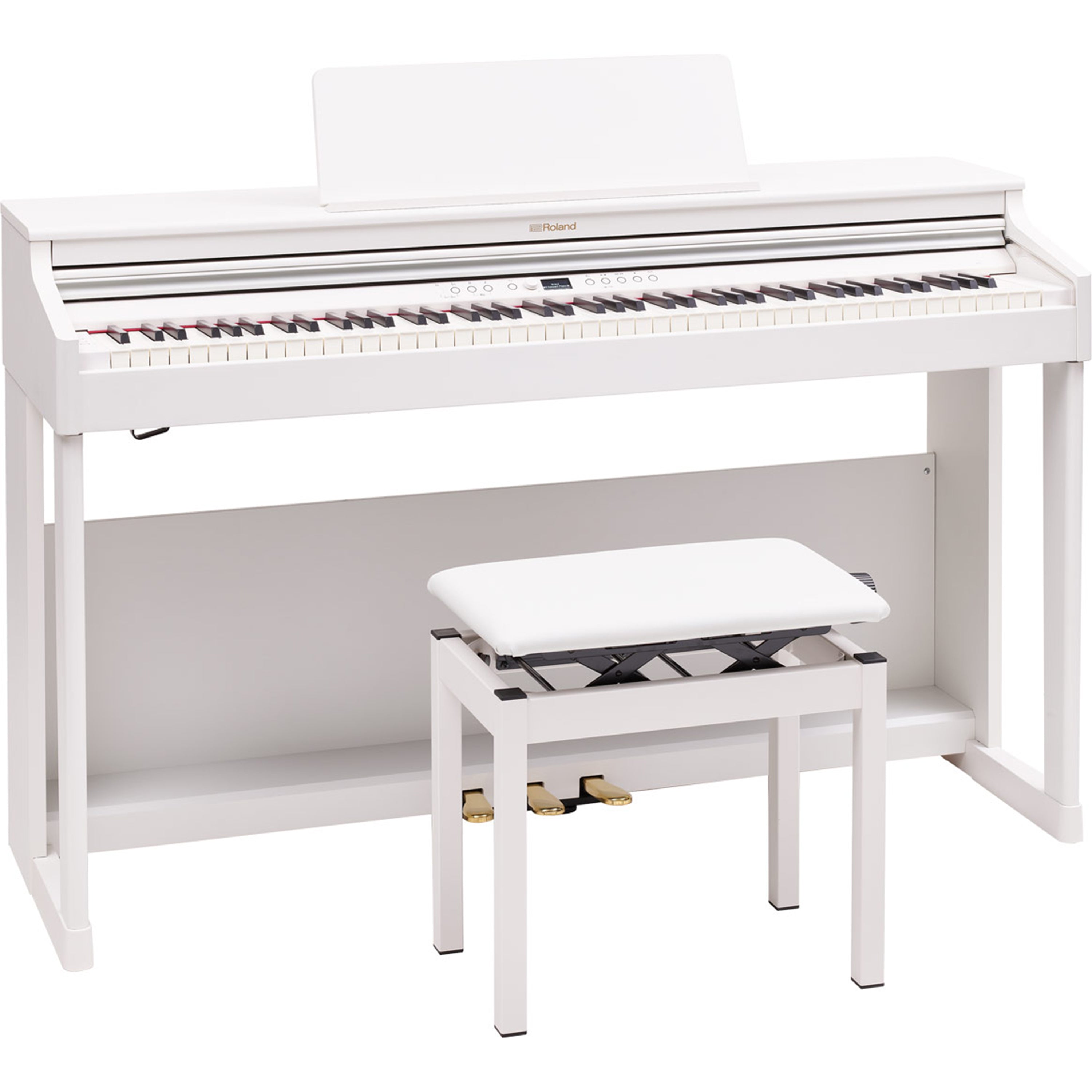 Roland RP701 Digital Piano - Satin White -  - with bench