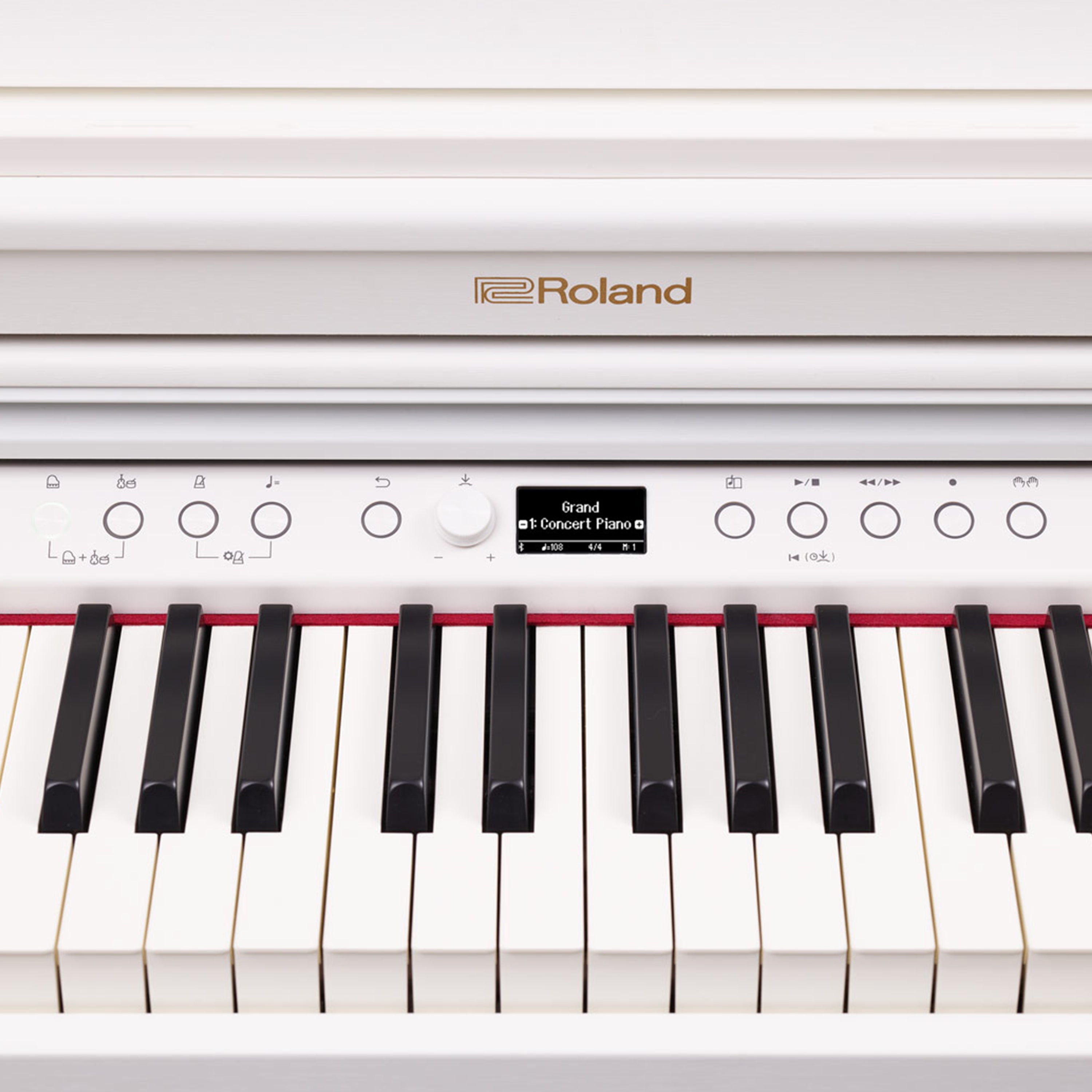 Roland RP701 Digital Piano - Satin White - controls 2