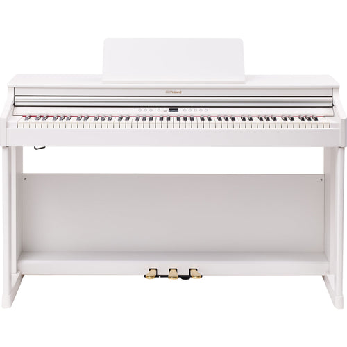 Roland RP701 Digital Piano - Satin White - front view
