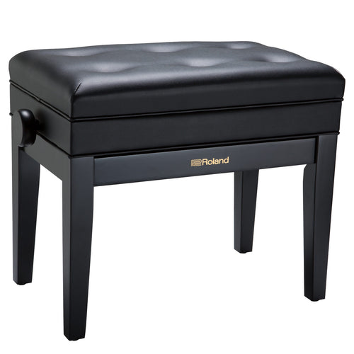 Roland RPB-400BK Piano Bench with Storage - Satin Black