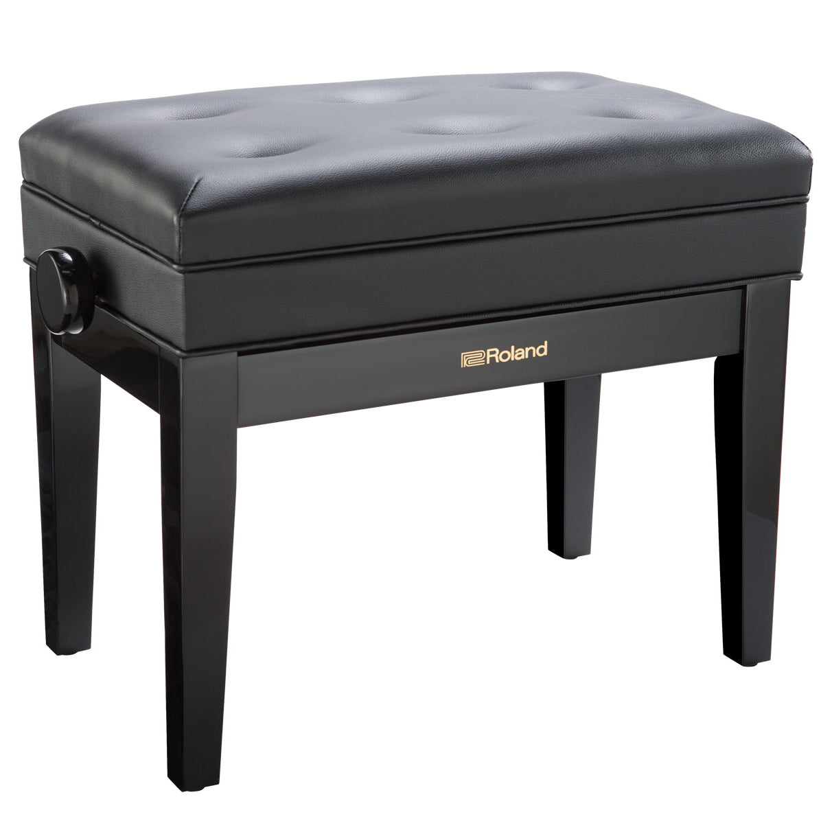 Roland RPB-300BK Piano Bench With Vinyl Seat, Satin Black