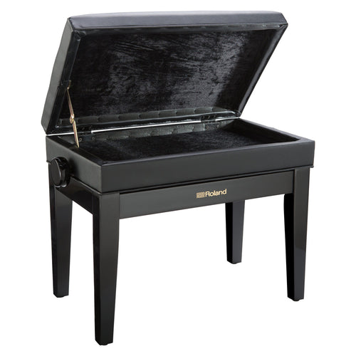 Roland RPB-400PE Piano Bench with Storage - Polished Ebony, View 2
