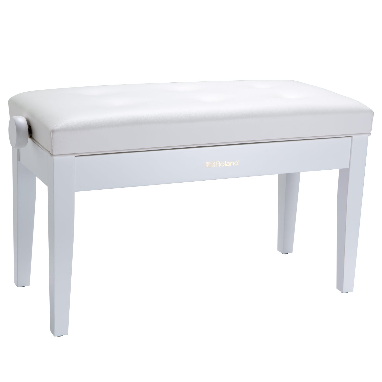 Roland RPB-D300WH Duet Piano Bench - Satin White