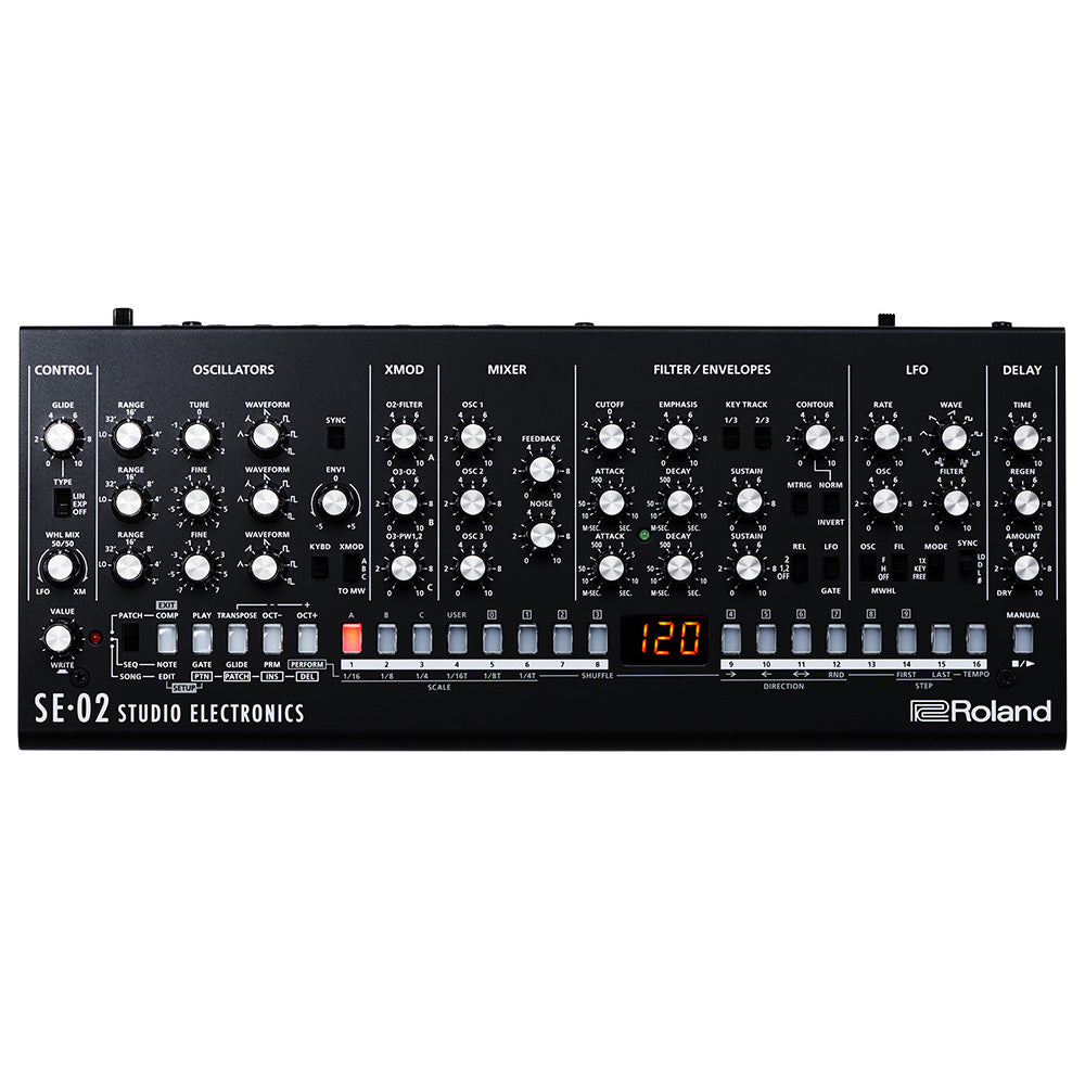 Roland Boutique SE-02 Analog Synthesizer with K-25m Keyboard Unit 
