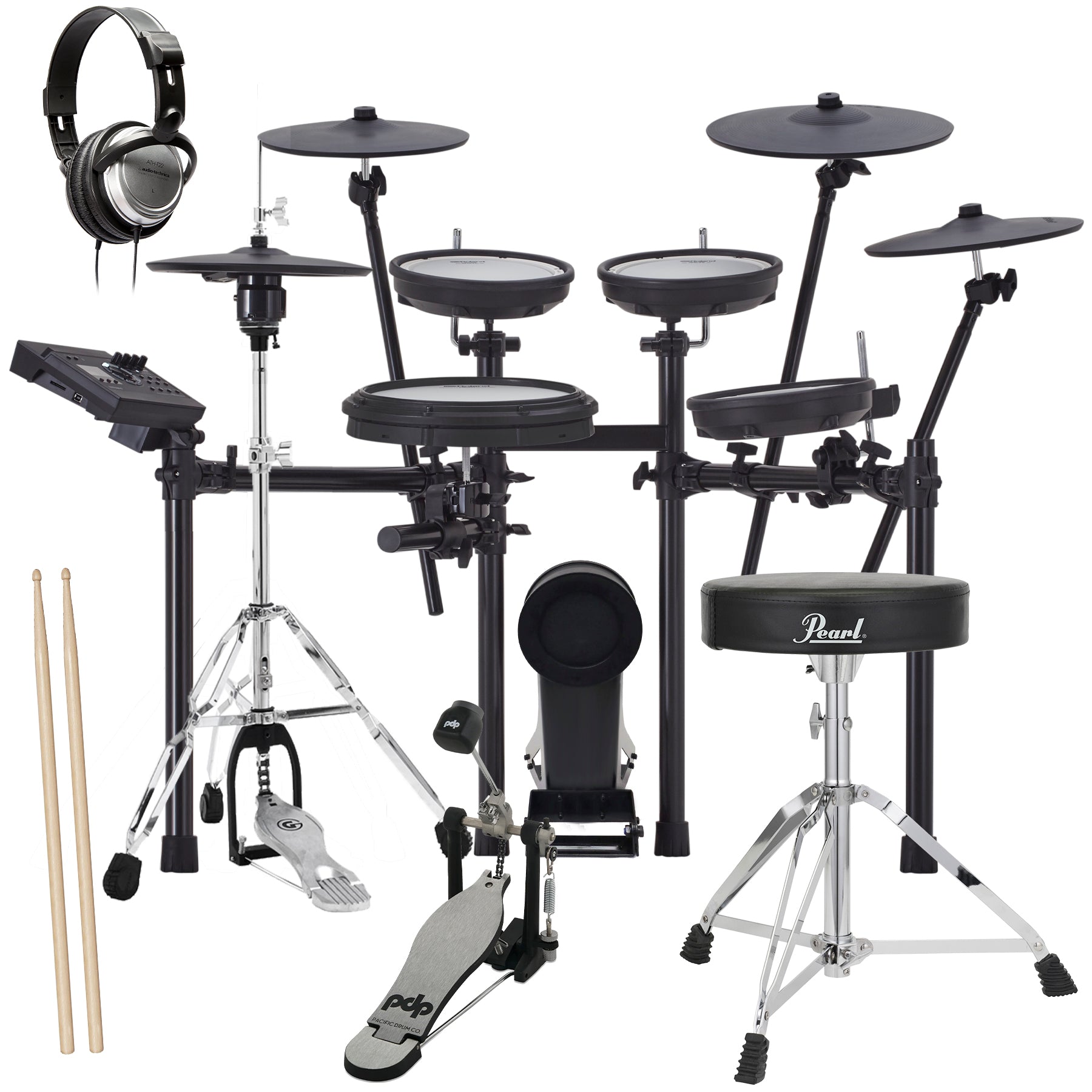 Roland TD-17KVX2 V-Drums Electronic Drum Set DRUM ESSENTIALS Roland TD-17KVX2 V-Drums Electronic Drum Set DRUM ESSENTIALS