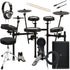 Collage of items included in the Roland V-Drums TD313 Electronic Drum Set COMPLETE DRUM BUNDLE