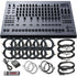 Collage showing components in Roland TR-1000 Rhythm Creator DELUXE CABLE KIT