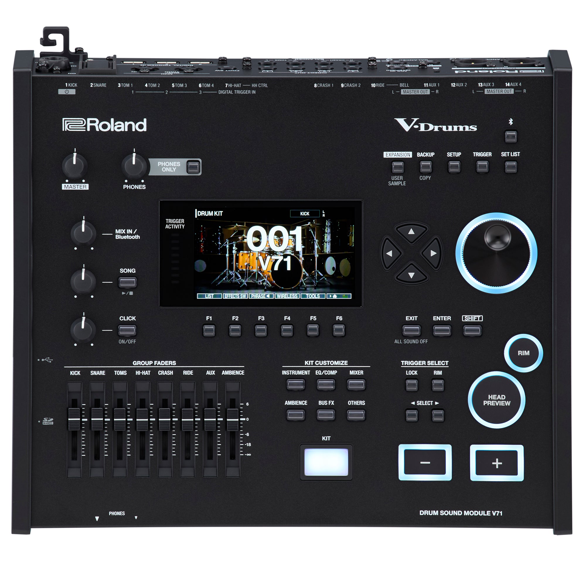 Roland V71 V-Drum Sound Module, View 1