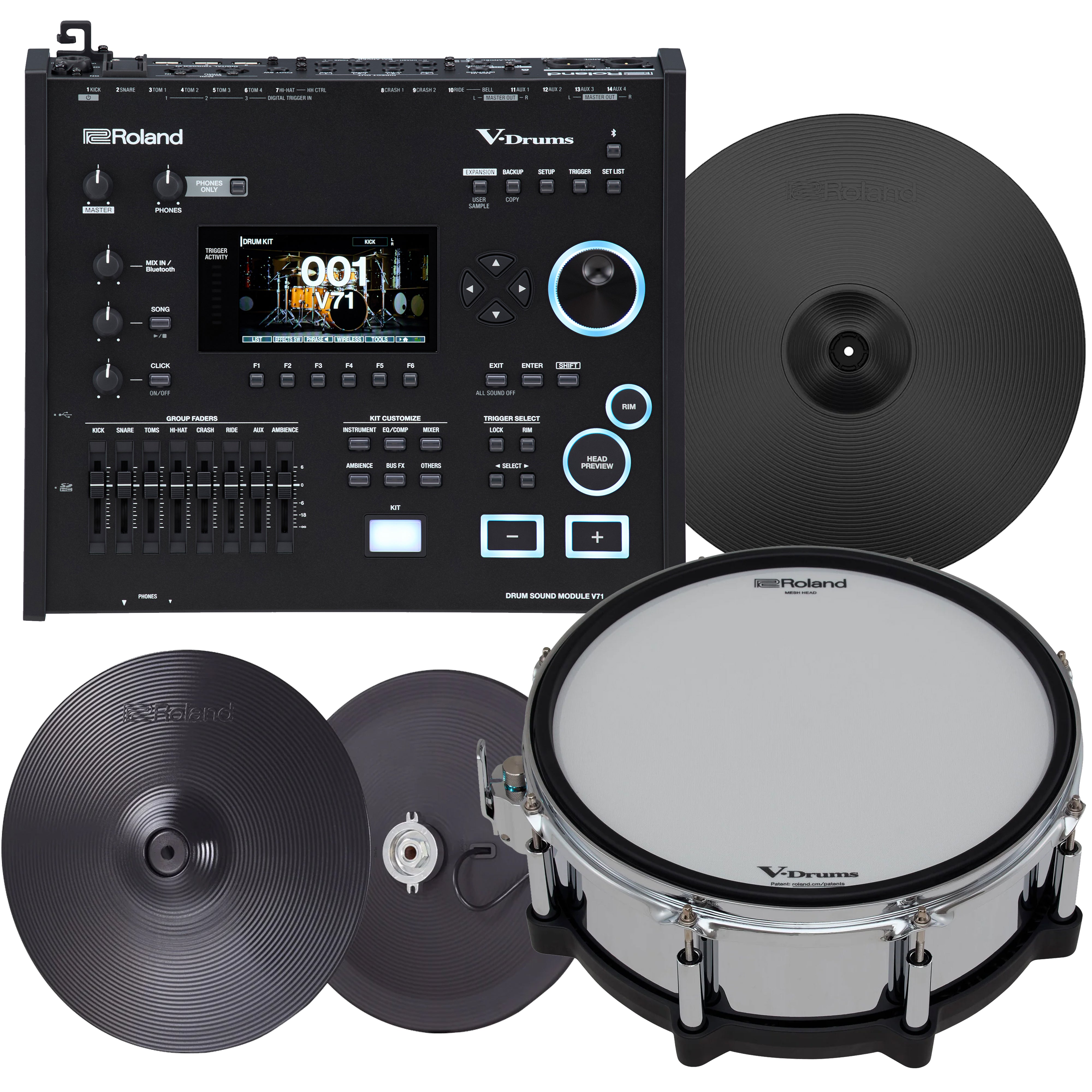 Roland V71 V-Drums Sound Module UPGRADE KIT