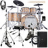 Roland VAD716 V-Drums Electronic Drum Set - Gloss Natural COMPLETE DRUM BUNDLE