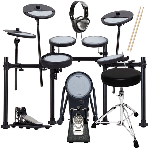 Roland VQD106 V-Drums Quiet Design Pad Kit without Module DRUM ESSENTIALS BUNDLE