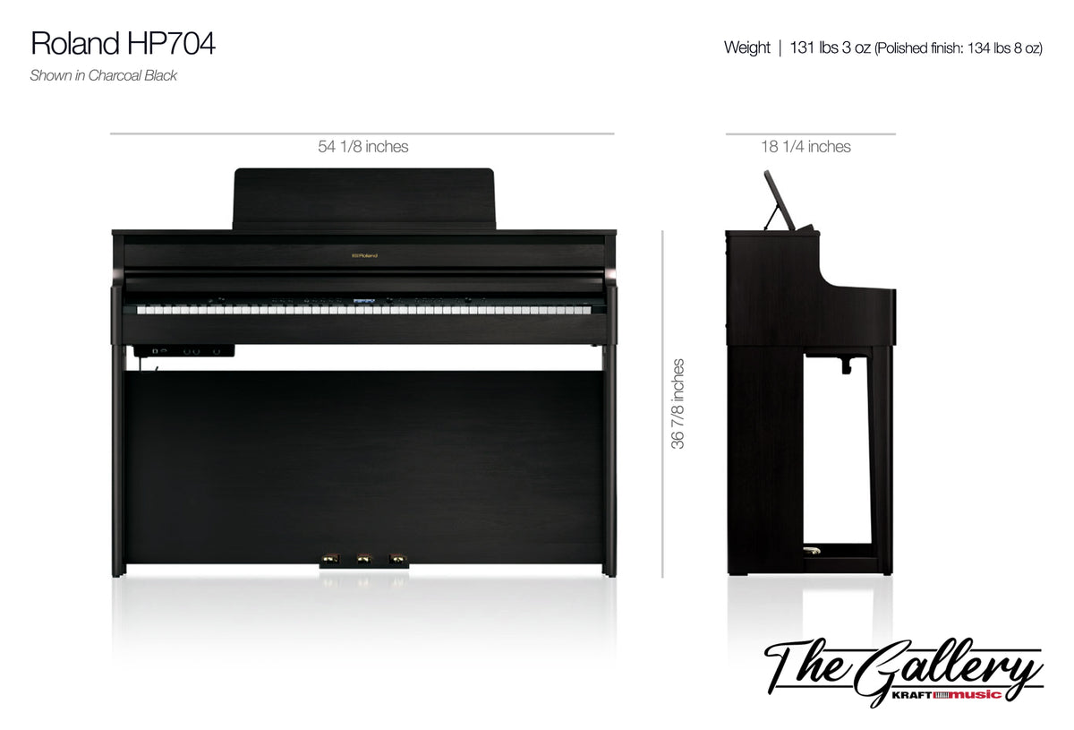 HP704 dimensions and weight